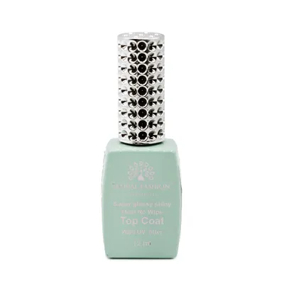 Top Coat cu filtru UV, Global Fashion, Super Glossy Shiny Top Coat cu filtru UV, 12ml Engros