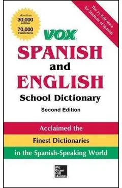 Vox Spanish and English School Dictionary, Paperback, 2nd Edition