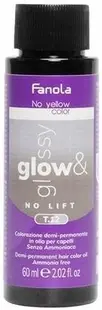 Fanola No Yellow Color Vopsea cremă tonifiantă Glow & Glossy, T.12, 60 ml