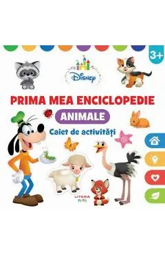 Disney. Prima mea enciclopedie. Animale. Caiet de activitati
