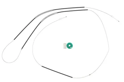 Set reparatie macara geam dreapta potrivit AUDI A6 C5 1997-2005 - (cabluri)