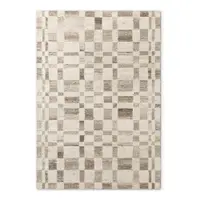 Covor crem țesut manual din lână 160x230 cm Boho 1.0 Structa – Vikosa