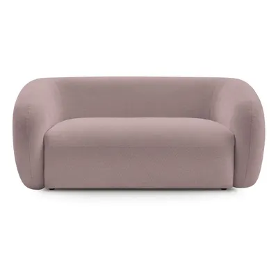 Canapea roz cu tapițerie din chenille 160 cm Celine – Bobochic Paris