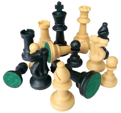 Piese de sah din plastic Modiano, 7.7 cm
