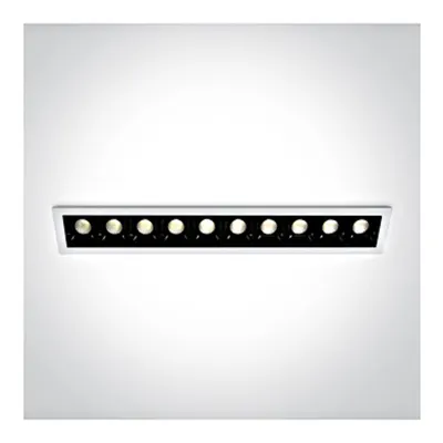 Nate LED 9x160lm 3000K 30° 700mA Dim IP20 alb