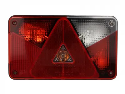 Stop spate dreapta MULTIPOINT V (P21 5W P21W PY21W R10W, 12V, cu intermitent, cu far de ceata, marsarier, cu stop, lumina de parcare, reflector triunghiular, conector: 8PIN)