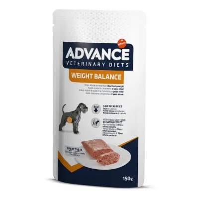Hrana dietetica pentru caini Advance Weight Balance 100 gr