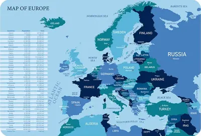 Suport de birou Spree - Europe, 43 x 29 cm