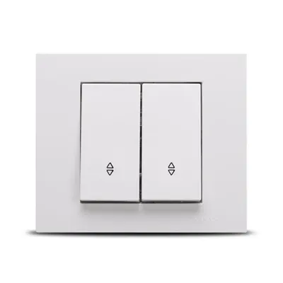 Comutator Cap Scara ST Alb Ovivo Grano, 400-010200-211