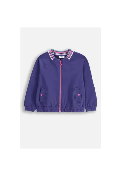 Geaca bomber design universal - guler - roz - material elastic