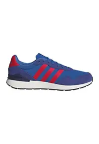 Pantofi sport Run 60s cu detalii de piele intoarsa - Albastru royal/Rosu vermillion/Bleumarin