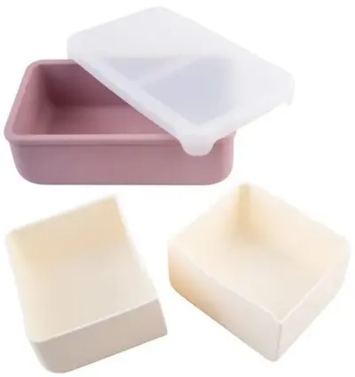 Cutie Bento cu separatoare detașabile Melii Luxe - Blush / Berry