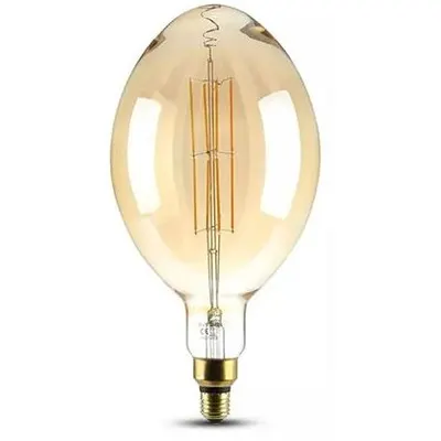 Bec cu filament LED E27 BF180 dimabil 2000K alb cald V-TAC SKU-7464