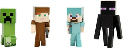 Figurină metalică Jada Toys - Minecraft, 6.5 cm, sortiment