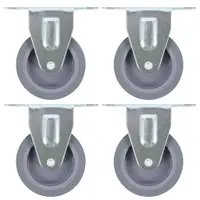 Gossi roti fixe, 4 buc., 75 mm