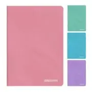 Caiet scolar A4 Colorarte, 60 file, dictando, colturi rotunjite, coperta plastic, culori macarons, 70g/mp