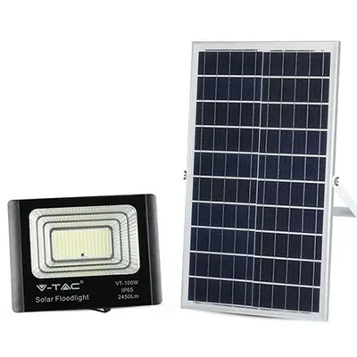 Reflector LED 35W 6000K cu incarcare solara V-TAC SKU-94012