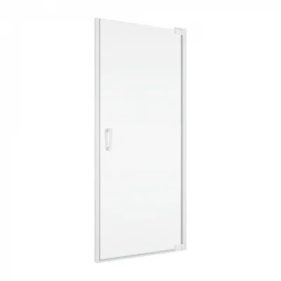 Usa batanta cu profil compensator, alb, 70 cm, instalare dreapta, Ronal Cadura