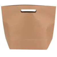 Sacoșă hârtie cu mânere – kraft (set 5 buc) 23x13x27.5cm - Default Title