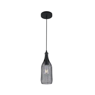 Lustra Ken 1xe27 Neagra D120mm