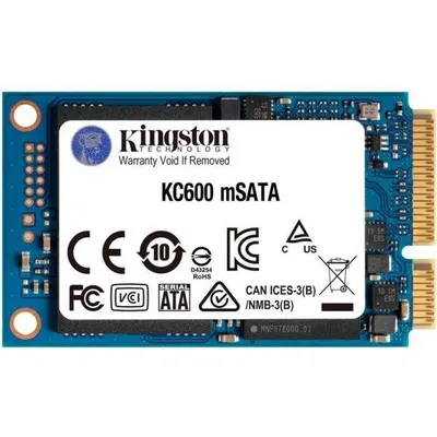SSD intern Kingston KC600, 256 GB, mSATA