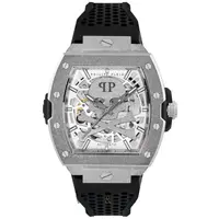 Ceas Philipp Plein Philipp Plein PWJFA0925 Mens Watch The $keleton Frosted Automatic 44mm 5ATM