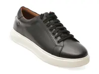 Pantofi sport CLARKS negri, GOSWELL TIE, din piele naturala
