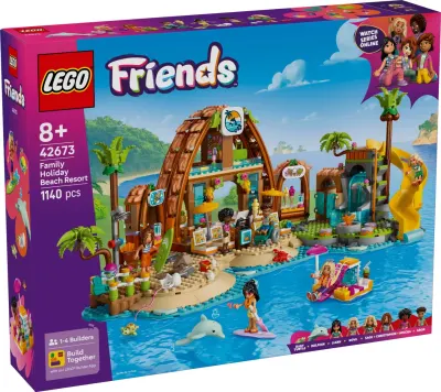 LEGO® Friends - Statiune de pe litoral pentru vacanta cu familia (42673)
