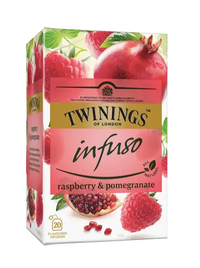 Ceai Pentru Infuzie Cu Zmeura Si Rodie Twinings 20x2g