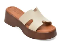 Papuci CALL IT SPRING albe, ABILENE 102, din piele ecologica