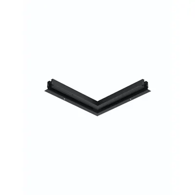 PLANET MAGNETIC Nisipiu Negru Aluminiu Connector Corner For Recess Magnetic Profile Horizontal 90° Compatible cu code 9999100 & 9999101