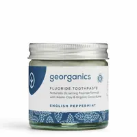 Pasta de dinti minerala , PEPPERMINT cu fluor natural, 60ml, Georganics