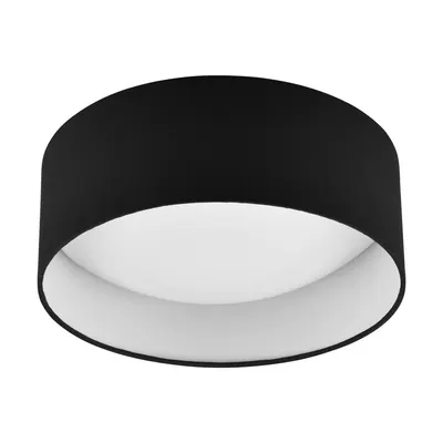 Plafonieră neagră LED ø 30 cm Locarno – Reality