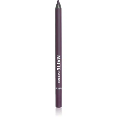 GOSH COPENHAGEN Matte Eye Liner eyeliner khol cu efect matifiant culoare 019 Dusty Violet 1.2 g