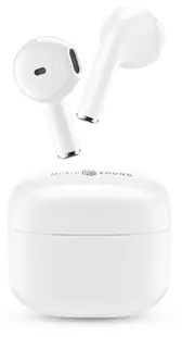 Căști wireless Cellularline - Music Sound Swag, TWS, albe