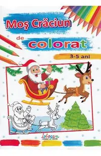Mos Craciun de colorat