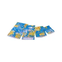 Punga cadou din hartie - Harta Lumii (L-plus - 23 x 33 x 4+6cm)