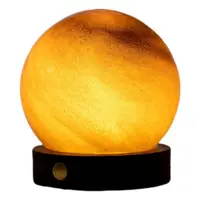Decorațiune luminoasă maro închis cu USB ø 8 cm Sand Storm – Gingko