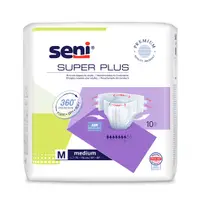 Scutece cu sistem inchis Super Plus Medium, 10 bucati, Seni