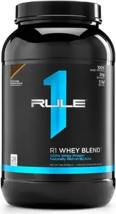 R1 Whey Blend, ciocolată cu unt de arahide , 896 g, Rule1