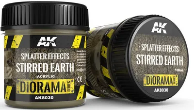 Produs texturant AK Interactive - Efect de stropire de noroi (AK8030) (100 ml, acril)