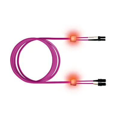 FO LED Patch Cord, Duplex, LCD/SCD, G50/125, OM4, 7.5m