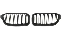Grila radiator Dreapta/Stanga Fata potrivit BMW 3 (F30, F80), 3 (F31) 1.5-3.0H 2011-2019 2011-2015 - (set, pachet M, negru)