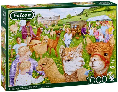 Puzzle Falcon din 1000 de piese - Ferma
