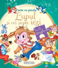 Carte cu puzzle. Lupul și cei șapte iezi - Hardcover - ***