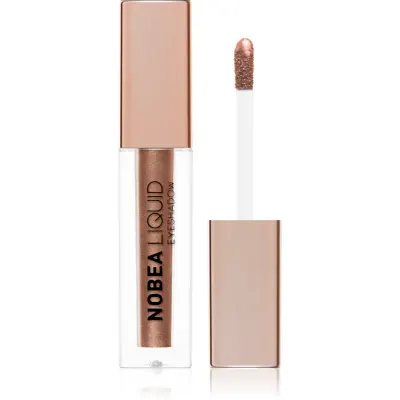NOBEA Metal Liquid Eyeshadow lichid fard ochi culoare Coffee #E04 4 ml