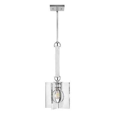 Lampa suspendata Ludlow 1 Light Pendant – Polished Nickel