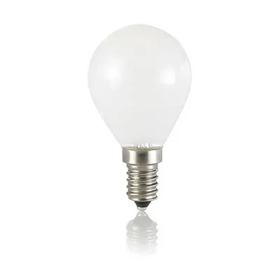 Bec LED Sfera alb, dulie E14, 4 W - 3000 K, lumina calda
