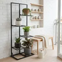 Suport pentru flori cu 4 rafturi ProGarden, 40x27x102 cm, 2.5 Kg