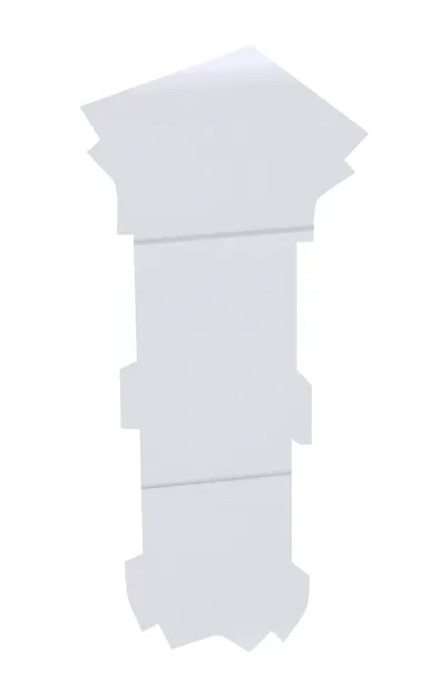 Colt interior plinta Korner Siena 80 alb